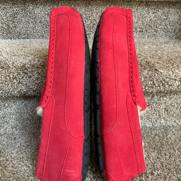 Ugg Men\'s Ascot 1101110 Red Suede Moc Toe Slip-On Slipper main image 14